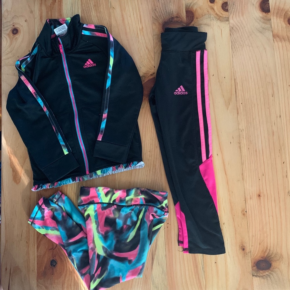 Bundle~Girls 3T Adidas Outfit /1 pair Adidas pnts~